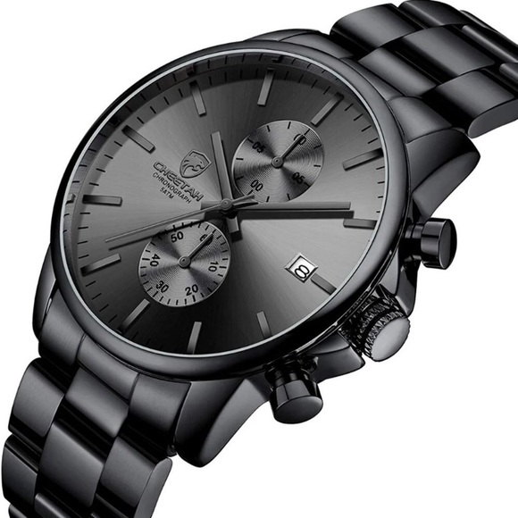 Fashion Business Mens Watches with Stainless Steel Waterproof